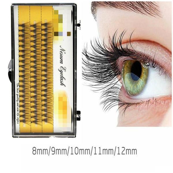 

false eyelashes 3d fish tail eyelash 8mm/10mm/12mm dove individual extensions