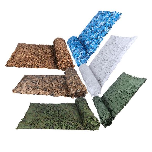 

tents and shelters reinforced military camo netting army camouflage nets sand white blue black garden shade concealment mesh hiding awnings