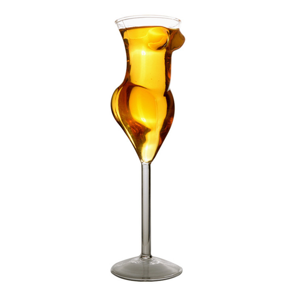

wine glasses 2pcs 200ml creative naked female body glass goblet beauty cocktail for bar and club funny cup