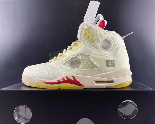 

light yellow fire red basketball shoes 5s mens jumpman 5 fashion sneakerstumf