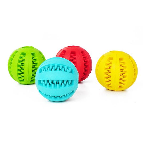 

cat toys pet dog molar toy watermelon leakage ball natural rubber cleaning