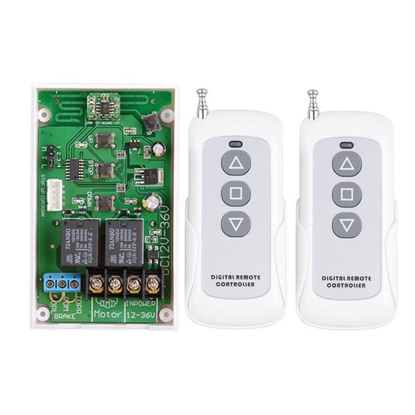 

smart home control ac dc 12v 24v 36v motor remote switch 2ch up down sforwards receiver wireless for curtain tubular