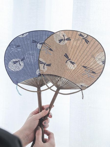 

other home decor advertising fan japanese style and wind art blank rice paper chinese classical cotton cloth handicraft