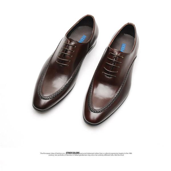 

vintage handmade shoes, oxford italian business dress men's lace-up pointed toe shoes, Black