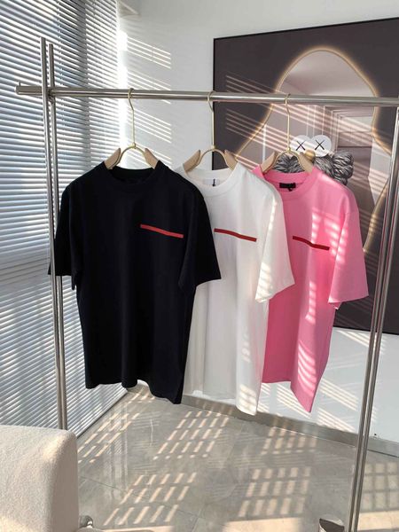 

women's t-shirt designer spring and summer new high grade cotton printing short sleeve round neck panel black white sb4v