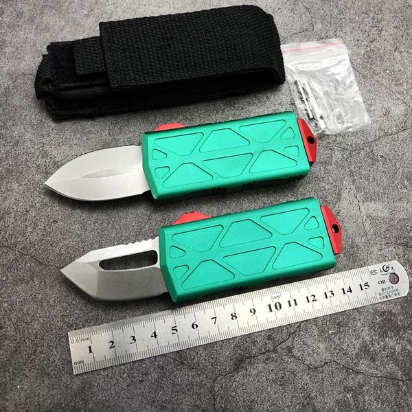 

bounty hunter automatic knife mt 204p blade cnc aviation aluminum 6061 handle bouncing wallet knife camping tactical edc combat defense pock