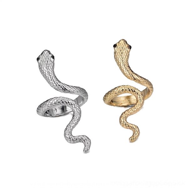 

TNPS hand band rings alloy personalized ear hand alloy personalized ringear snake snake, Silver