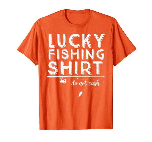 

lucky fishing shirt do not wash funny t-shirt, White;black