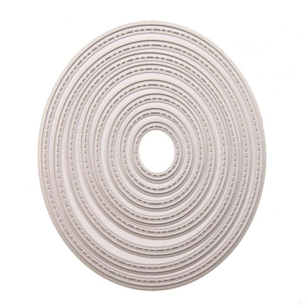 

painting supplies metal cutting dies basic shapes oval frame for diy paper craft projects scrapbook greeting cards