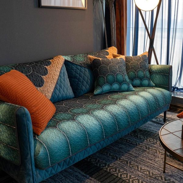 

chair covers european style light luxury sofa cushion dirt resistant and antiskid four seasons universal living room cotton cover