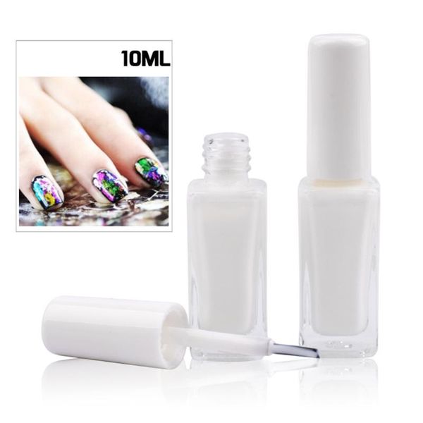 

nail gel 10ml white professional art glue for foil sticker transfer tips adhesive uv polish decoration manicure tool, Red;pink