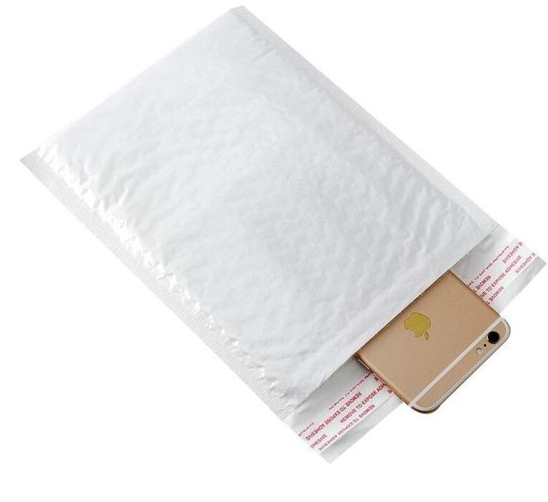 15*25cm 15*32cm Spot roupas ultra-leve branco perolado filme plástico bolha saco envelope filme bolha saco envelope à prova de choque logística sacos de entrega