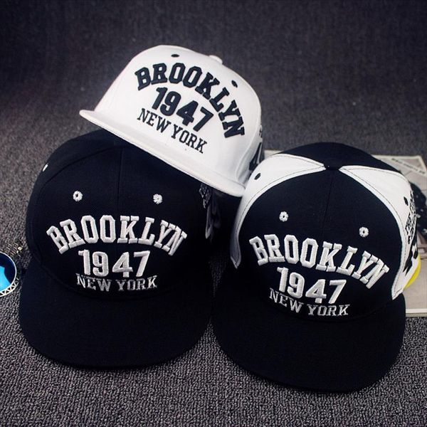 

fashion 1947 brooklyn style snapback baseball cap hats of good quality york hip hop, Blue;gray