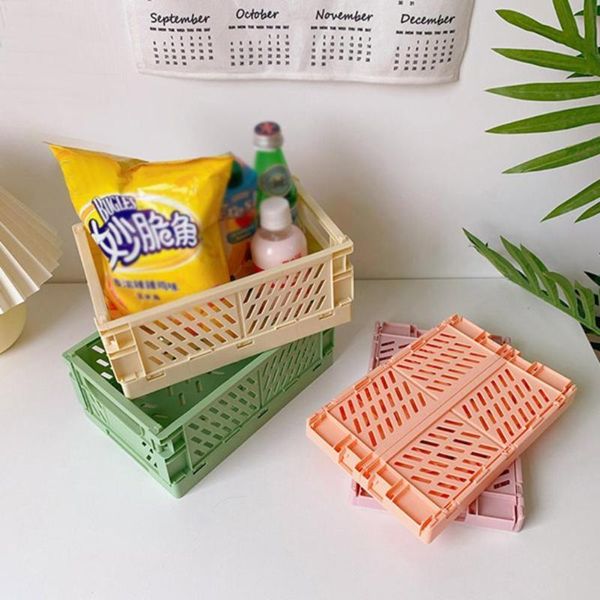 

storage baskets s crate box basket folding collapsible container organizer utility cosmetic fruit desky1m3