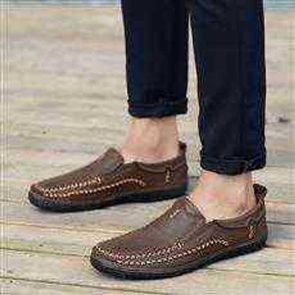

tangzuo shoes 2110 hand-made casual leather , batch , 38-44 standard yards, (minimum price 258), Black
