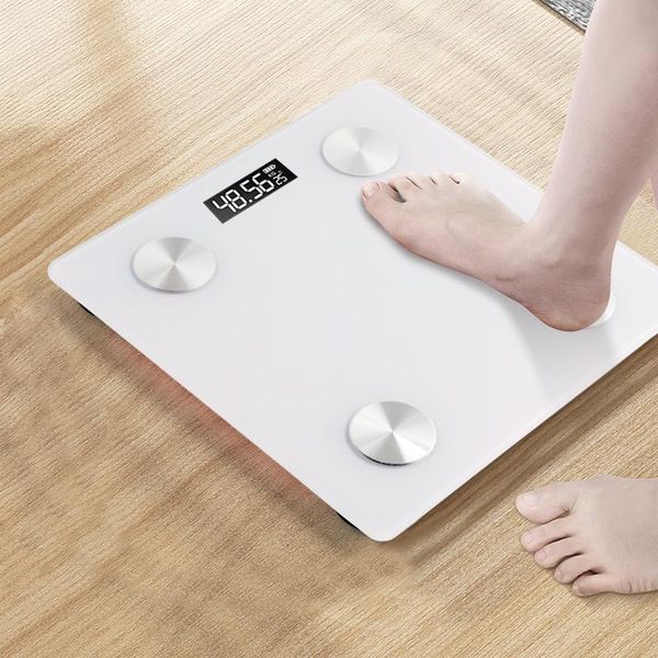 

smart scales bluetooth floor body weight bathroom scale backlit display digital fat water muscle mass bmi