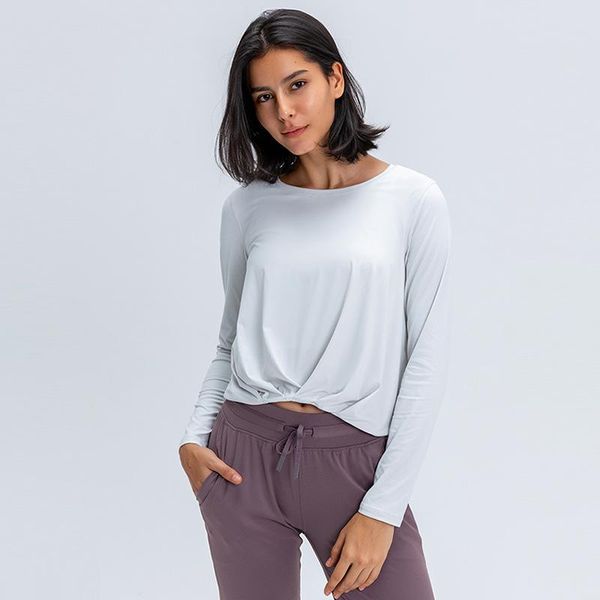 

yoga outfits women long sleeve shirts fitness running t gym wear quick dry breathable female shirt sports clothes, White;red