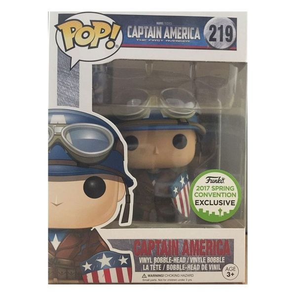 

2017 spring limited funko pop eccc us captain's model doll