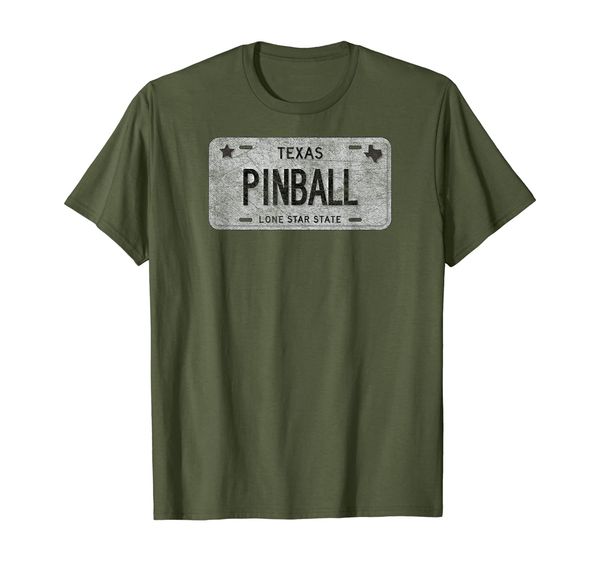 

texas licence plate gift pinball, White;black