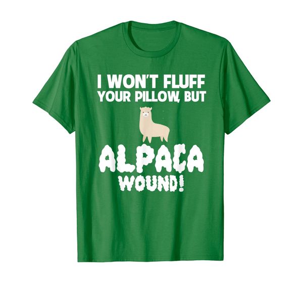 

i wont fluff your pillow but alpaca wound alpaca wound care, White;black