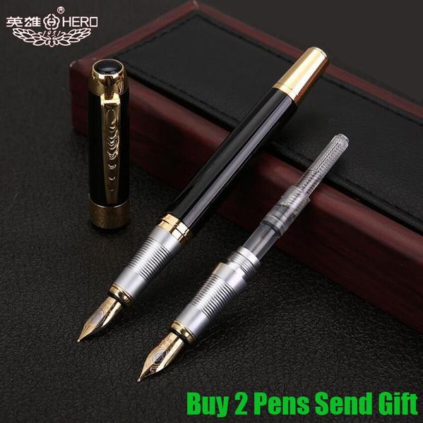 

arrival hero 250 metal ink fountain pen office business men signature writing buy 2 pens send gift