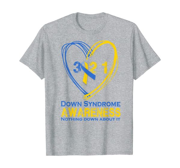 

down syndrome awareness , nothing down about it, White;black