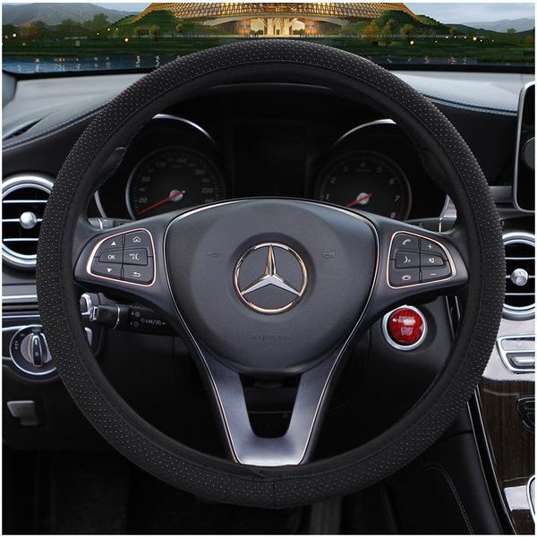 

steering wheel covers sport car anti-slip massage particles universal elastic auto grip protective cover 35-38cm accessories
