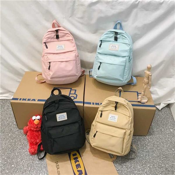

3set school bags for teenager girl women backpack fashion backpack nylon casual shoulder bags mochilas rucksacks backbag 211018