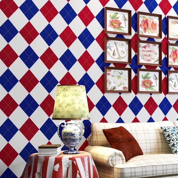 

wallpapers modern british wallpaper stripes vertical for kids boy bedroom rhombus roll children living room walls