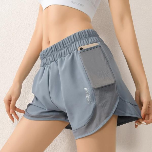 

women loose wide waistband athletic sweat fitness tennis shorts yoga outfit