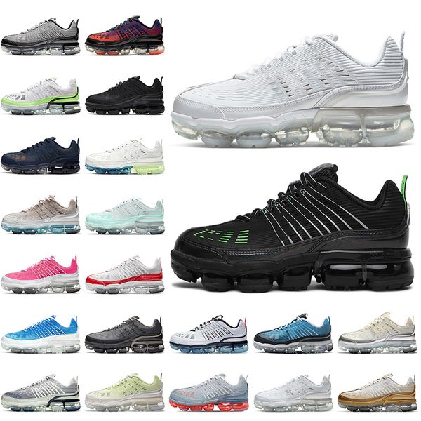 

triple black white women mens 360 running shoes fly knit 2021 iridescent metallic silver university red big size us 13 sports trainers sneak