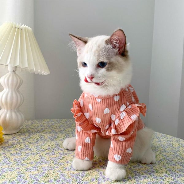 

cat costumes puppy kitten cute hoodies soft dog apparel clothing chihuahua pug sphinx for small dogs