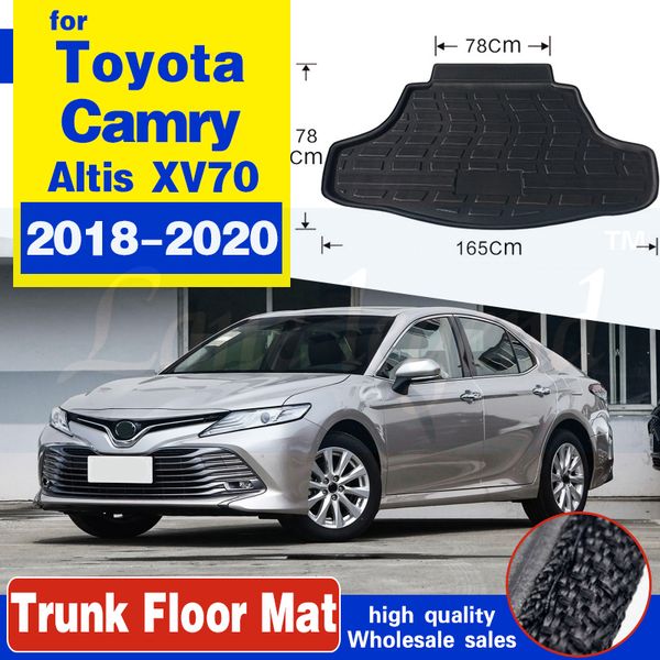 

boot liner tray for toyota camry xv70 2018 car rear trunk cargo mat floor sheet carpet mud protective pad auto accessories