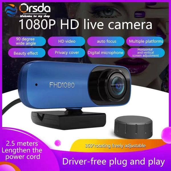 

webcams full hd 1080p webcam autofocus with microphone usb is suitable for pccomputer mac lapdeskyoutube web phone camera