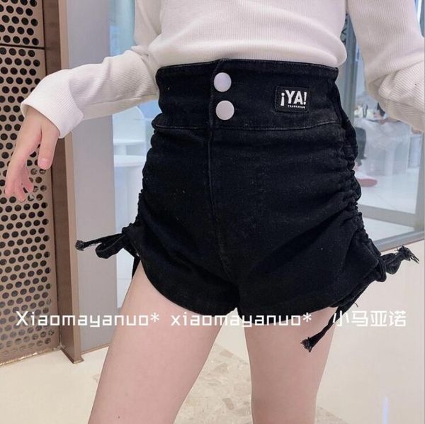 

shorts 2021 wholesale girls denim autumn fashion 3-9t b793, Black