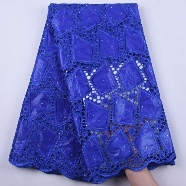 

ribbon style bazin riche lace fabric with stones royal blue african getnzer for sewing dress y1891, Pink;blue