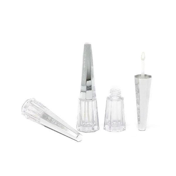 

3pcs exquisite pretty empty clear lip gloss tubes containers conical liquid eye shadow lipstick glaze refillable bottle storage bottles & ja
