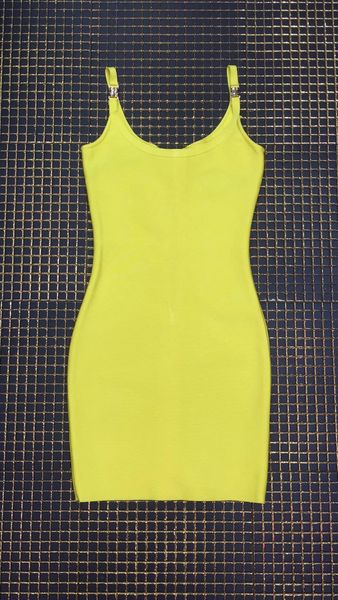 

quality women lady yellow neck bandage elastic mesh elegant evening club dress party, Black;gray