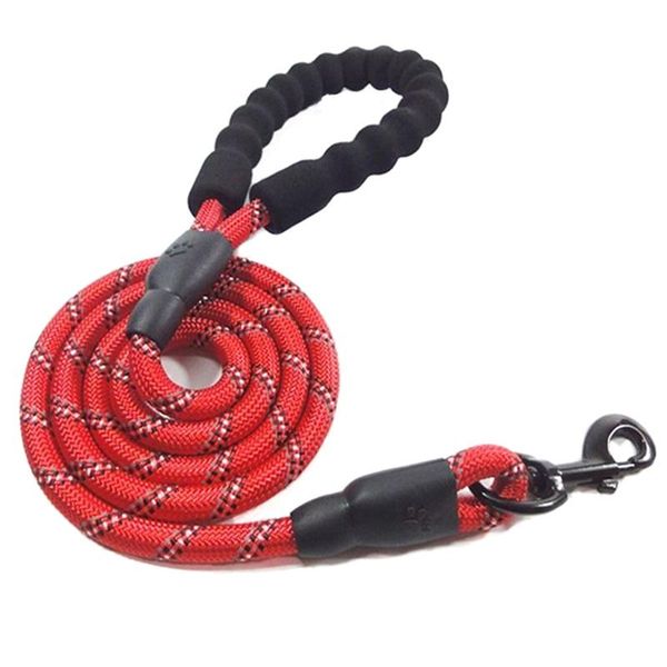 

dog collars & leashes pet products leash for small large dogs reflective rope pets lead dog-collar harness nylon running