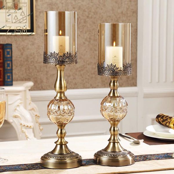 

candle holders luxury glass holder wedding decoration table centerpieces candlestick home party centerpiece