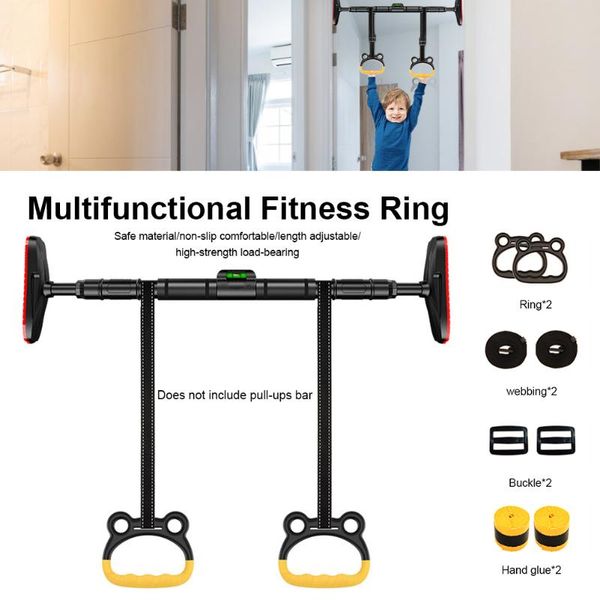 

resistance bands children swing bar rings hanging ring kids trapeze with for indoor outdoor tree playground yard
