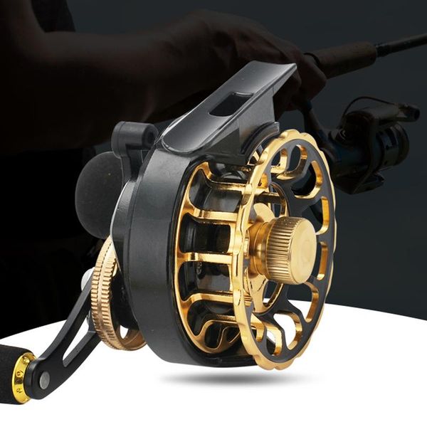 

3.6:1 fishing reel 6+1bb metal hollow spool left right hand wheel 115mm wide swing arm ice baitcasting reels