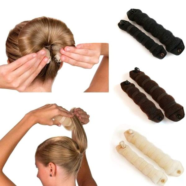 

hair clips magic former ring shaper styler tool bun styling donut maker care sponge