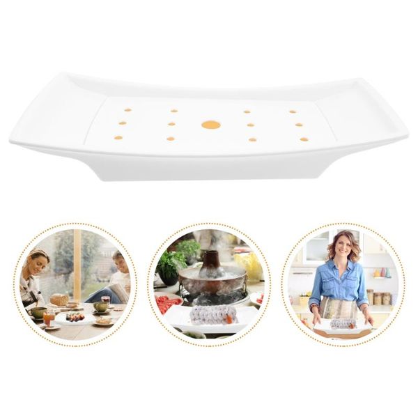 

storage bottles & jars 1pc dry ice food melamine plate premium serving tray durable