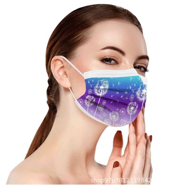 

protective disposable mask dandelion seri three-layer protection, incding melt spray, good air permeability, trend and fashion