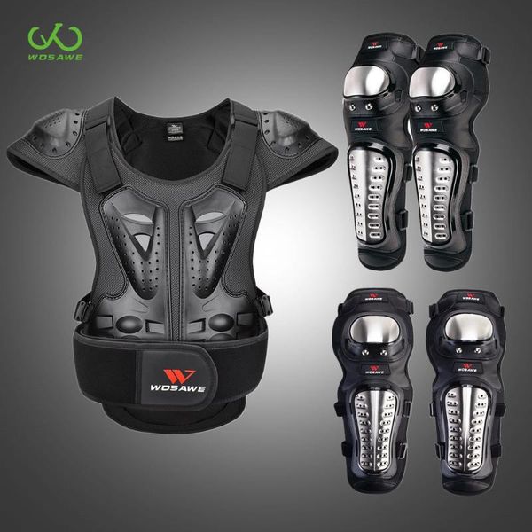 

motocross armor elbow knee pads protective suit snowboard body protection adult's motorcycle jackets set