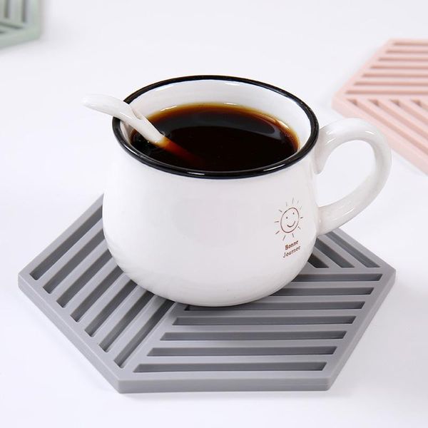 

mats & pads nordic geometric heat dissipation non-slip placemats kitchen table insulation tea coasters super heat-resistant