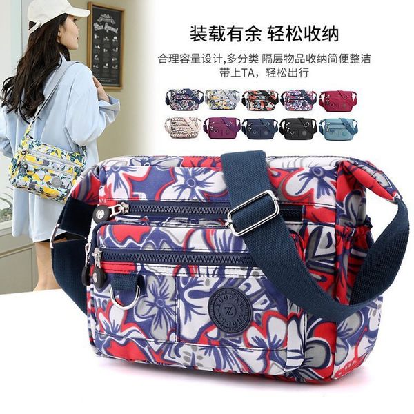 

casual canvas messenger bag net red small women's spring and summer work oxford cloth nylon bag