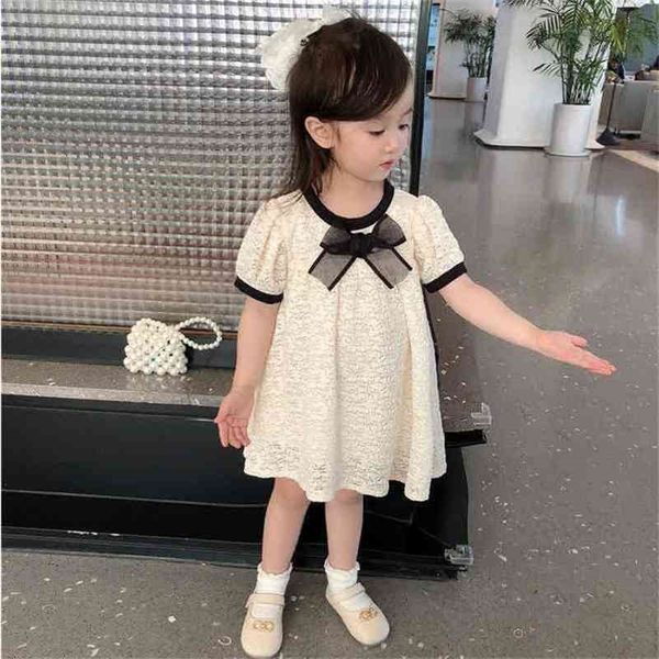 

summer arrival girls fashion princess dress kids cotton baby girl clothing 210528, Red;yellow