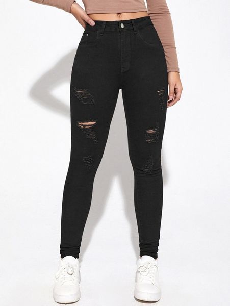 

ripped skinny jeans y8ve#, Blue